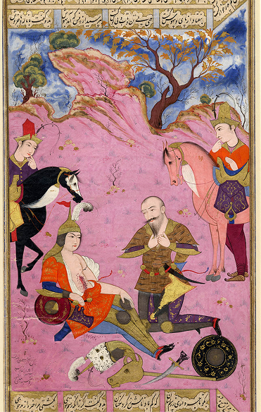 Процесс создания персидских миниатюр